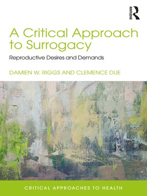 cover image of A Critical Approach to Surrogacy